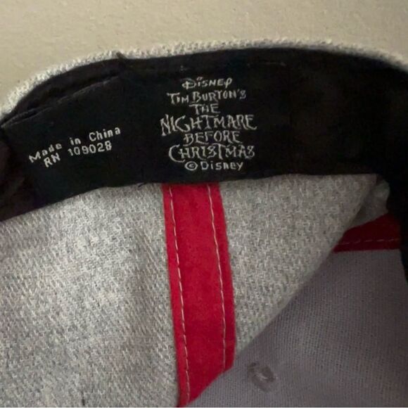 Adult The Nightmare Before Christmas Jack Skellington Skull Snapback Hat Disney - Picture 5 of 5